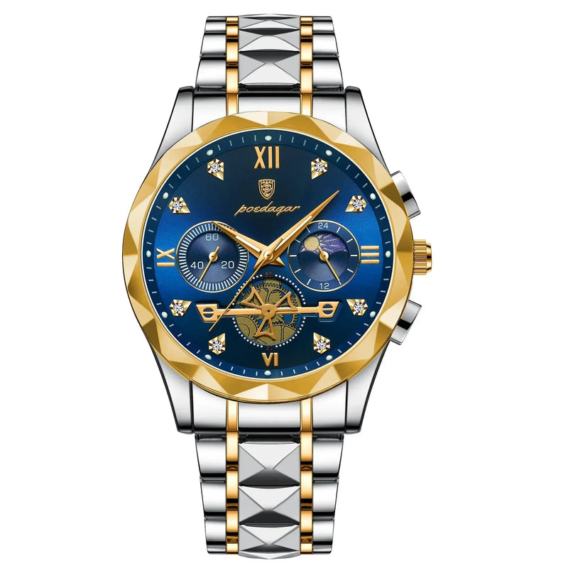Poedagar 996 Men's Chronograph Watch