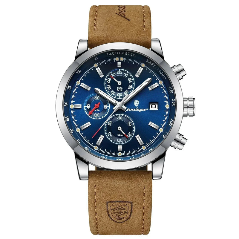 Poedagar Tachymeter Men's Watch