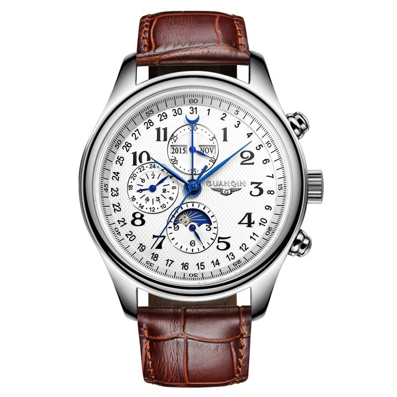 Guanqin Sapphire Crystal Men's Luxury Watch